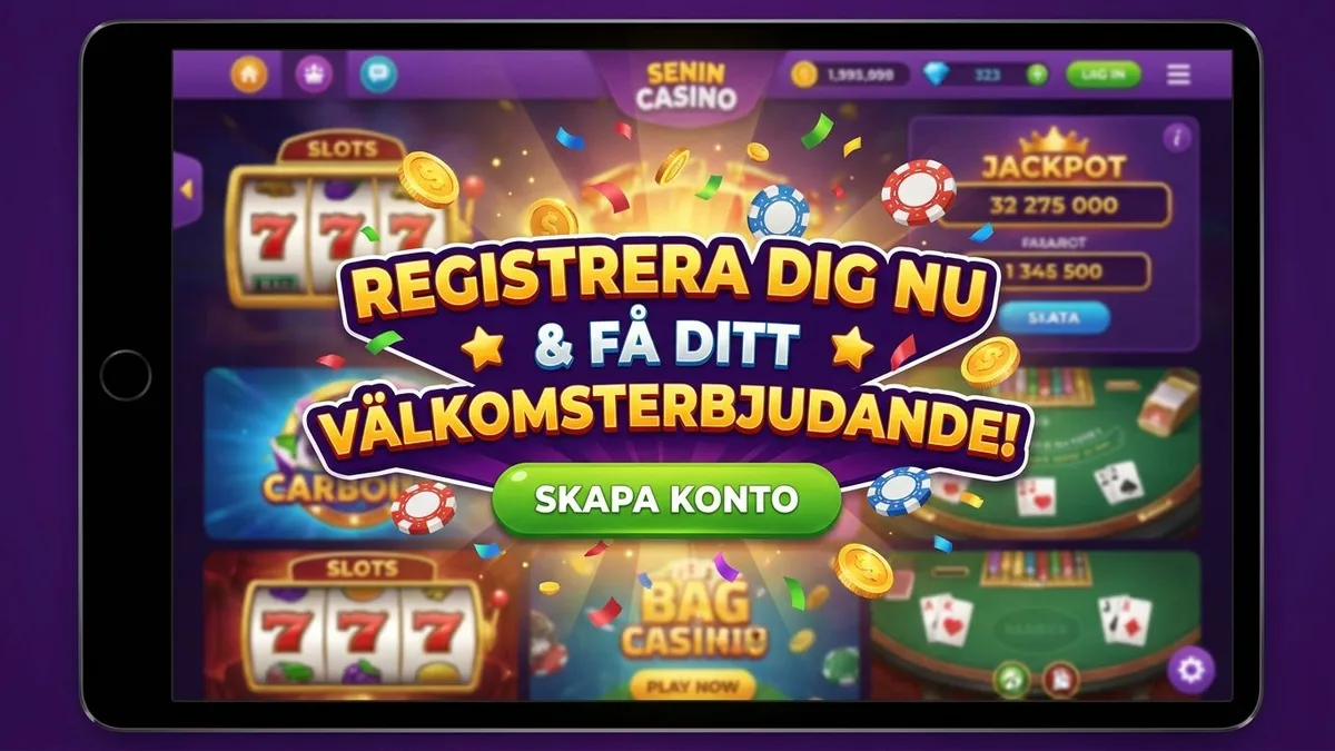 Registrera dig med bonus